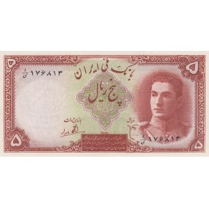 Iran 5 rials 1944