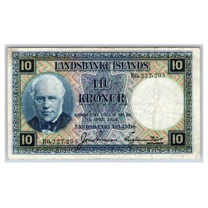 Iceland 10 kronur 1928