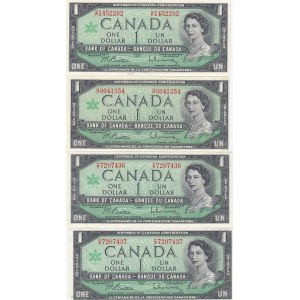 Canada 1 dollar 1967 commemorative (4 pcs)