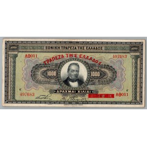 Greece 1000 drachmai 1926