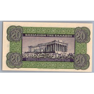 Greece 20 drachmai 1940
