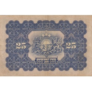 Latvia 25 latu 1928