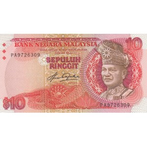 Malaysia 10 ringgit 1983-84