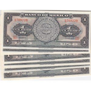 Mexico 1 peso 1970 (15 pcs)