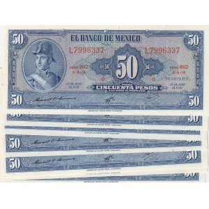 Mexico 50 pesos 1970 (10 pcs)