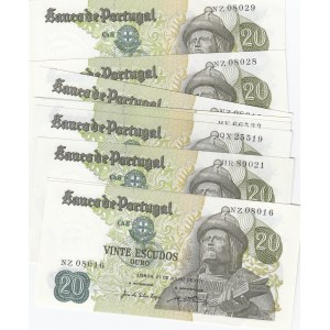 Portugal 20 escudos 1971 (10 pcs)