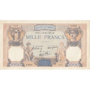 France 1000 francs 1939