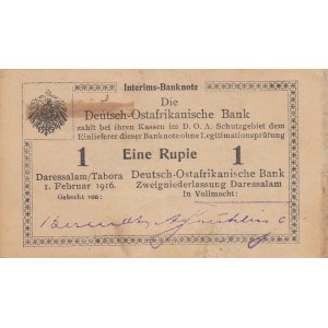 German East- Africa 1 rupee 1916