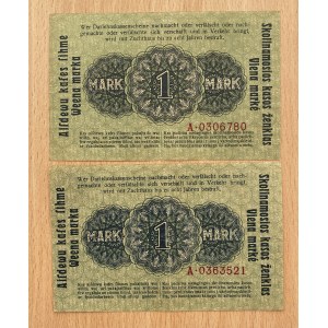 Germany - Lithuania Kowno (Kaunas) 1 mark 1918 (2)