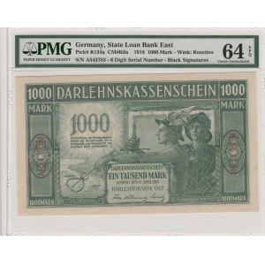 Germany - Lithuania Kowno (Kaunas) 1000 mark 1918 - PMG 64 EPQ