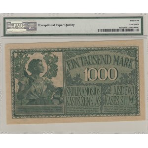 Germany - Lithuania Kowno (Kaunas) 1000 mark 1918 - PMG 65