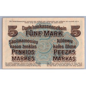 Germany - Lithuania Kowno (Kaunas) 5 mark 1918