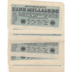 Germany 1 000 000 000 mark 1923 (16 pcs)