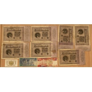 Germany, Singapur, Russia paper money (10)
