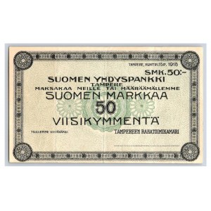 Finland 50 markkaa 1918