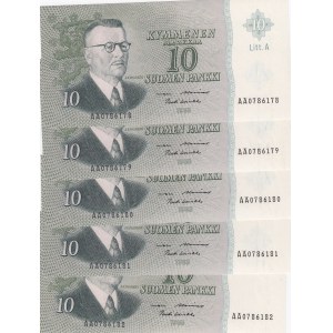 Finland 10 markkaa 1963 (5)