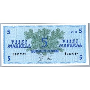 Finland 5 markkaa 1963