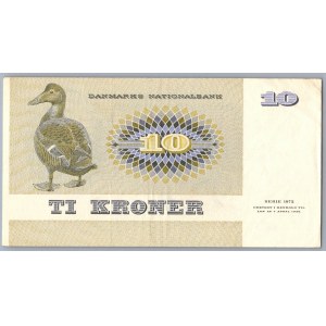 Denmark 10 kroner 1972