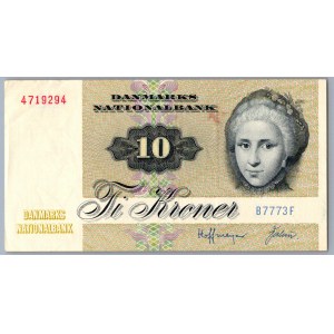 Denmark 10 kroner 1972