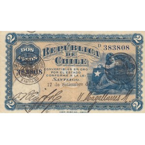 Chile 2 pesos 1924