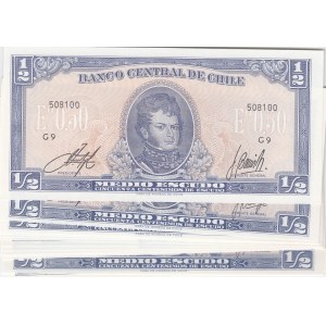 Chile 1/2 escudos 1962 (15 pcs)