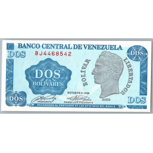 Venezuela 2 bolivares 1989