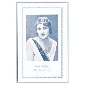 Postcard Estonia Miss Estonia 1931 - Lilli Silberg