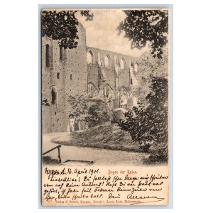 Postcard Estonia Dorpat (Tartu) Church ruins