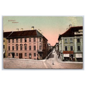 Postcard Estonia Dorpat (Tartu) Knight's street