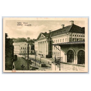 Postcard Estonia Dorpat (Tartu) University of Tartu