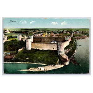 Postcard Estonia Narva Narva Ivangorod's castle