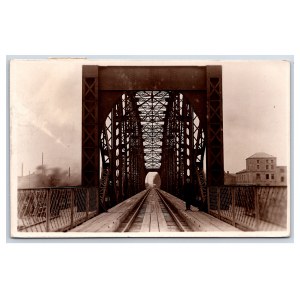 Postcard Estonia Narva Railway bridge
