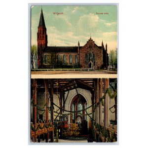 Postcard Estonia Viljandi Paulus church
