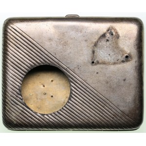 Russia silver cigarette case 84 mark
