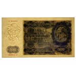 500 złotych 1940 - seria A - PMG 63