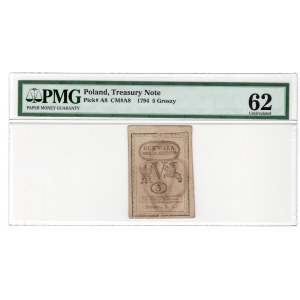 5 groszy 1794 - PMG 62