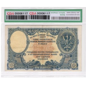 100 złotych 1919 - seria S.A. - GDA 30