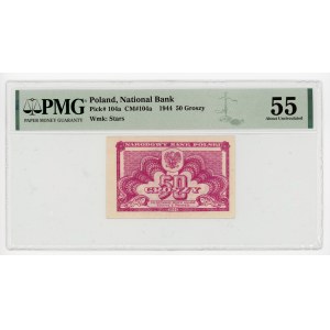 50 groszy 1944 - PMG 55