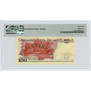 100 złotych 1982 - seria LK - PMG 67 EPQ - 2-ga max nota