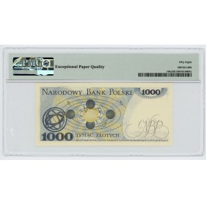 1.000 złotych 1975 - seria L - PMG 58 EPQ
