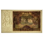 100 złotych 1934 - seria BM. - PMG 64 - dodatkowo znak wodny +X+