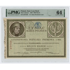 1.000 marek polskich 1920 - PMG 64