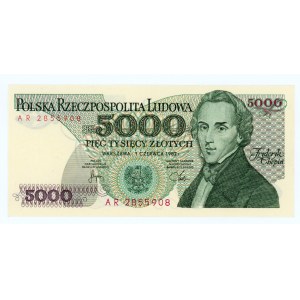 5000 złotych 1982 - seria AR