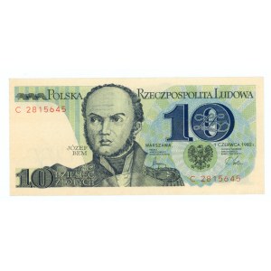 10 złotych 1982 - seria C
