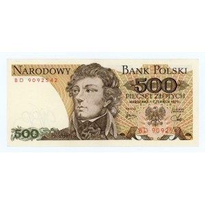 500 złotych 1979 - seria BD