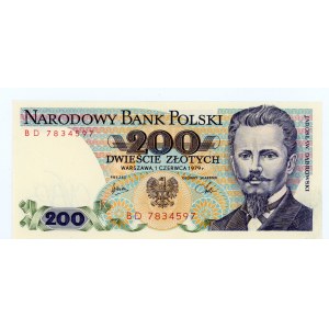 200 złotych 1979 - seria BD