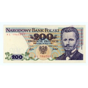 200 złotych 1976 - seria AL