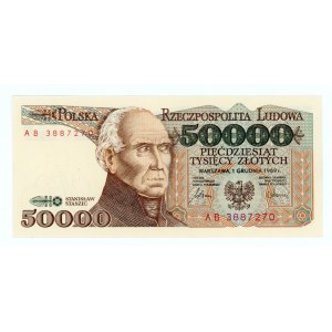 50 000 złotych 1989 - seria AB