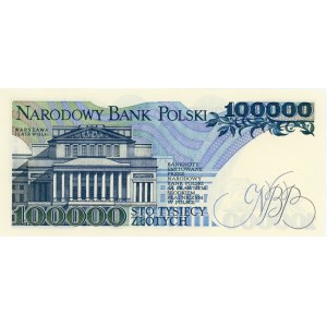 100.000 złotych 1990 - seria AU