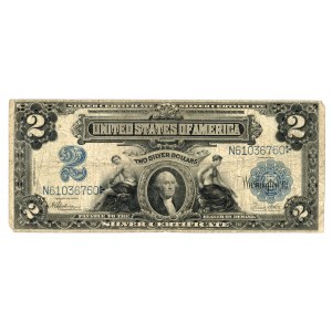 USA - 2 dolary 1899 (SILVER CERTIFICATE) - Speelman/White